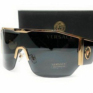 Versace Gold Men's 41mm Fashion Sunglasses